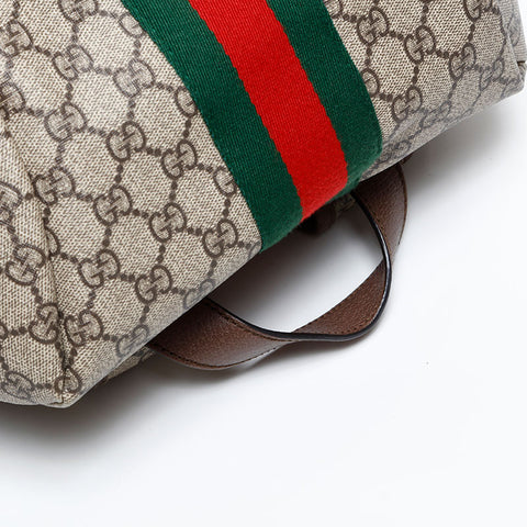 GUCCI Ophidia Large GG Supreme Backpack Â· Daypack Brown WS20363