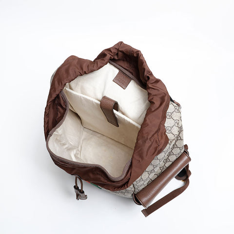 GUCCI Ophidia Large GG Supreme Backpack  Daypack Brown WS20363