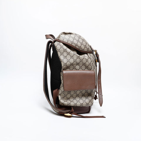 GUCCI Ophidia Large GG Supreme Backpack Â· Daypack Brown WS20363