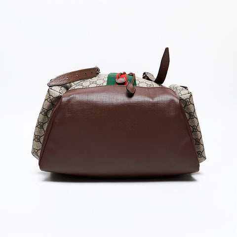 GUCCI Ophidia Large GG Supreme Backpack Â· Daypack Brown WS20363