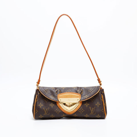 LOUIS VUITTON 2007 Monogram Pochette Beverly Shoulder Bag Brown WS20364