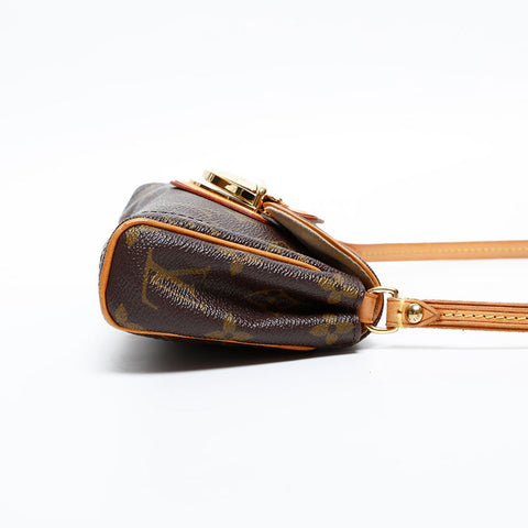 LOUIS VUITTON 2007 Monogram Pochette Beverly Shoulder Bag Brown WS20364