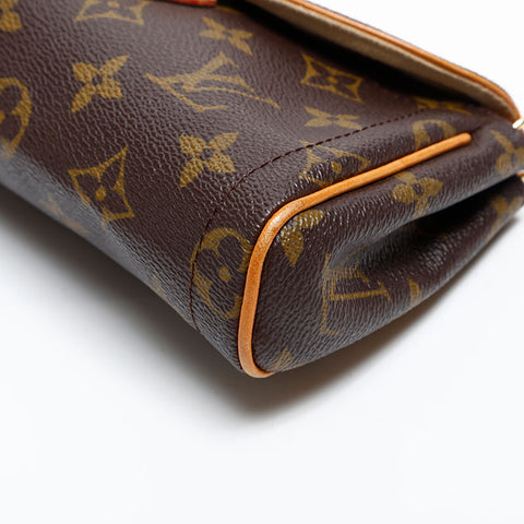 LOUIS VUITTON 2007 Monogram Pochette Beverly Shoulder Bag Brown WS20364
