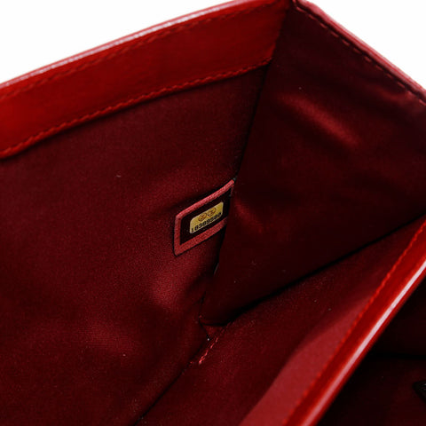 CHANEL 18th series 2013-2014 Matelasse Chain Shoulder Bag Red WS20365