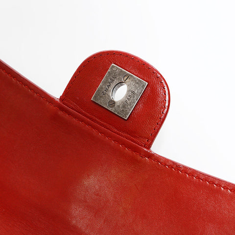 CHANEL 18th series 2013-2014 Matelasse Chain Shoulder Bag Red WS20365