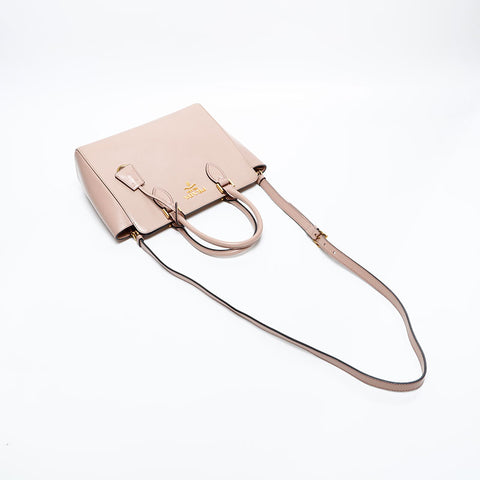 PRADA Saffiano Leather 2way Handbag pink WS20366