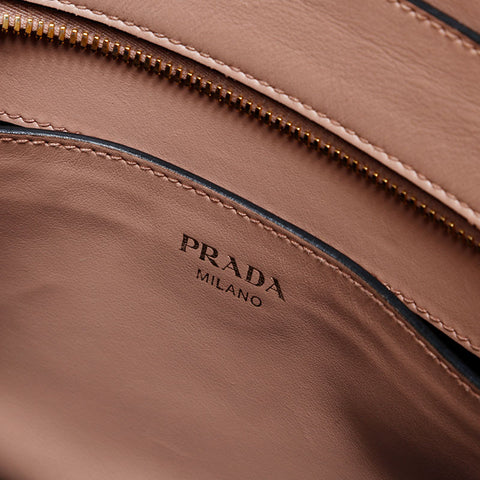 PRADA Saffiano Leather 2way Handbag pink WS20366