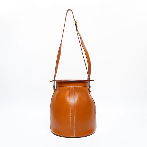 HERMES Made in 1989 ⚪︎S stamp Farming Shoulder Bag Brown WS20369