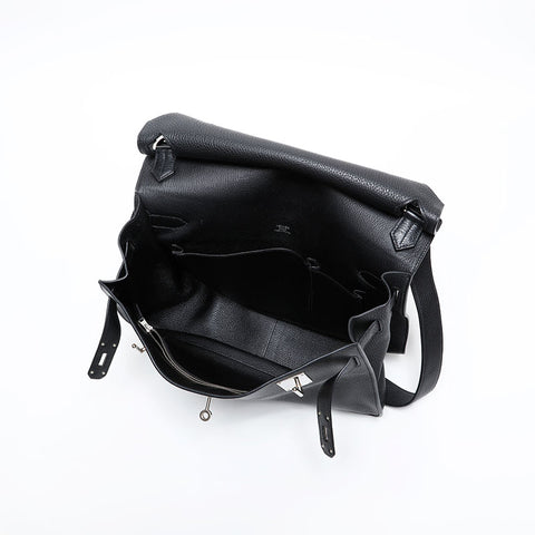 HERMES 2010 model ◻︎N stamp Gypsiere 37 Shoulder Bag black WS20371