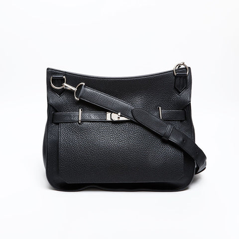 HERMES 2010 model ◻︎N stamp Gypsiere 37 Shoulder Bag black WS20371