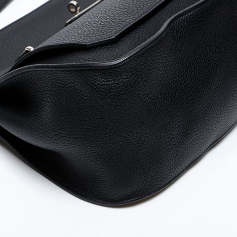 HERMES 2010 model ◻︎N stamp Gypsiere 37 Shoulder Bag black WS20371
