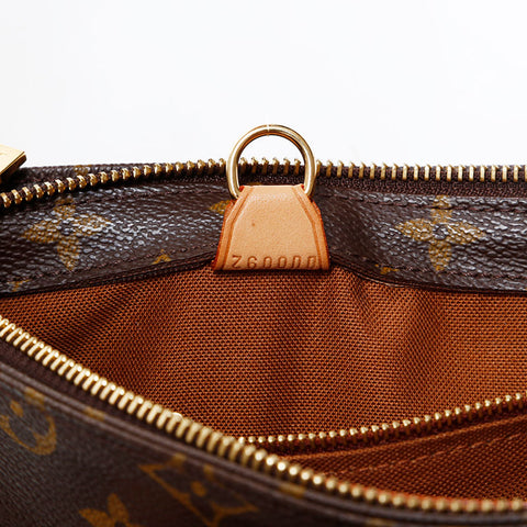 LOUIS VUITTON 2002 Monogram Hippo Piano Shoulder Bag Brown WS20374