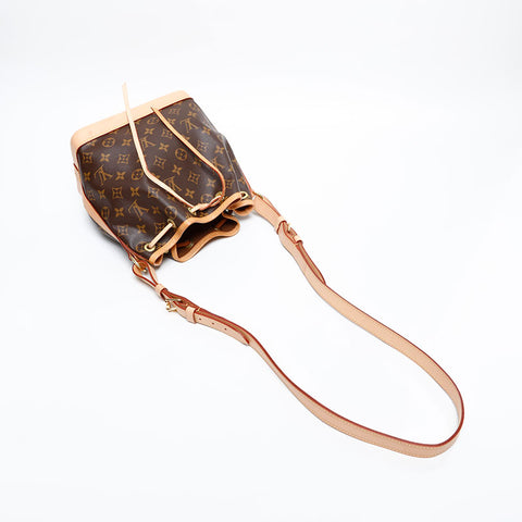LOUIS VUITTON 2019 Monogram Noe BB Shoulder Bag Brown WS20375