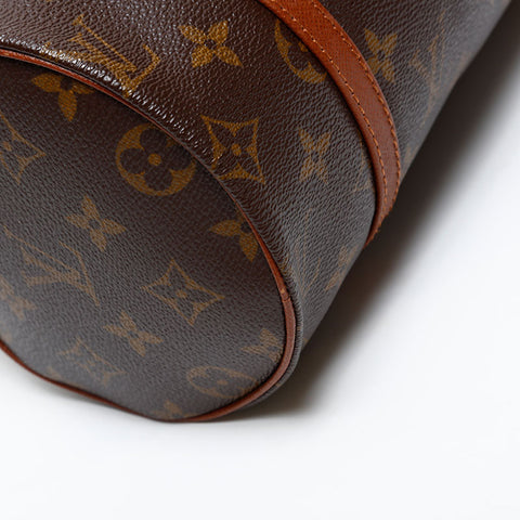 LOUIS VUITTON 2001 Monogram Papillon 26 Handbag Brown WS20376