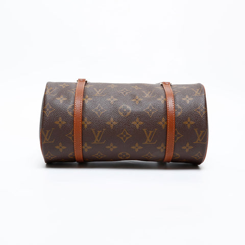 LOUIS VUITTON 2001 Monogram Papillon 26 Handbag Brown WS20376