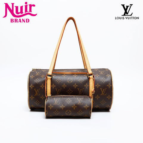 LOUIS VUITTON 2006 Monogram Papillon 30 Handbag Brown WS20377