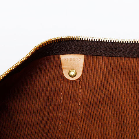 LOUIS VUITTON 2002 Monogram Keepall 45 Boston bag Brown WS20378