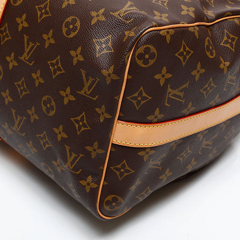 LOUIS VUITTON 2002 Monogram Keepall 45 Boston bag Brown WS20378