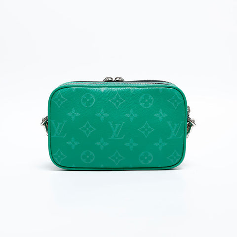 LOUIS VUITTON Monogram Alpha Wearable Wallet NV Shoulder Bag green WS20379
