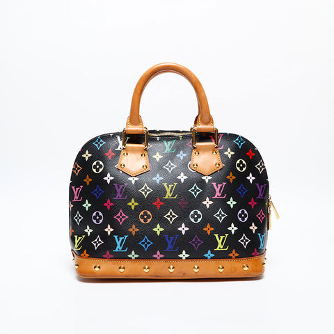 LOUIS VUITTON 2004 Monogram Multicolor Alma Takashi Murakami Handbag multicolor WS20384