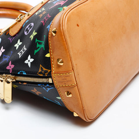 LOUIS VUITTON 2004 Monogram Multicolor Alma Takashi Murakami Handbag multicolor WS20384