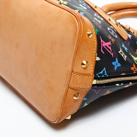 LOUIS VUITTON 2004 Monogram Multicolor Alma Takashi Murakami Handbag multicolor WS20384