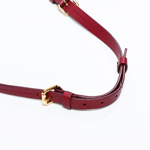 LOUIS VUITTON 2012 Speedy 25 Bandouliere Monogram Empreinte Handbag Red WS20385