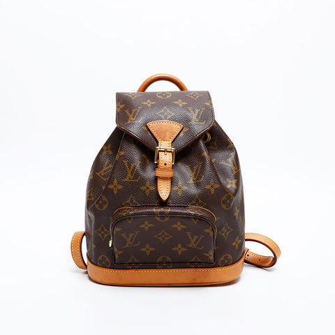 LOUIS VUITTON 1997 Monogram Mini Montsouris Backpack Â· Daypack Brown WS20387