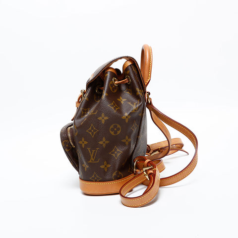 LOUIS VUITTON 1997 Monogram Mini Montsouris Backpack Â· Daypack Brown WS20387