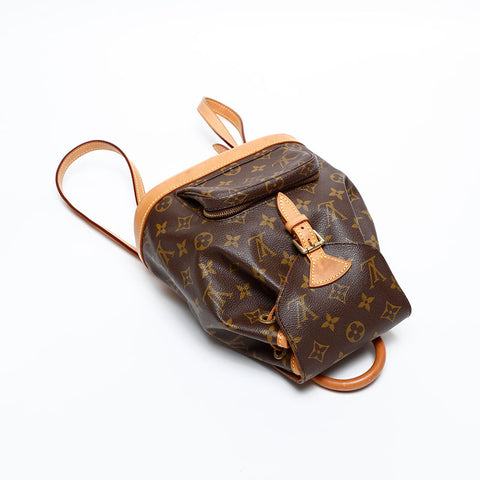 LOUIS VUITTON 1997 Monogram Mini Montsouris Backpack Â· Daypack Brown WS20387