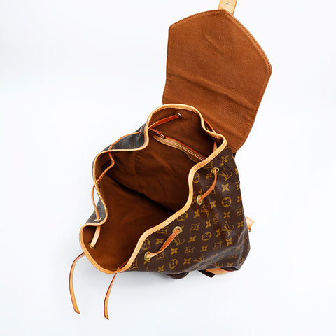 極美品 ルイ・ヴィトン LOUIS VUITTON 1997年製 モノグラム モンスリGM リュック・デイパック ブラウン WS20389