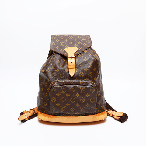LOUIS VUITTON 1997 Monogram MontsourisGM Backpack Â· Daypack Brown WS20389