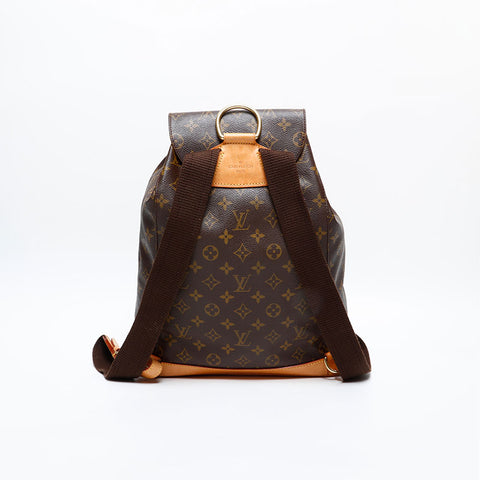 LOUIS VUITTON 1997 Monogram MontsourisGM Backpack Â· Daypack Brown WS20389
