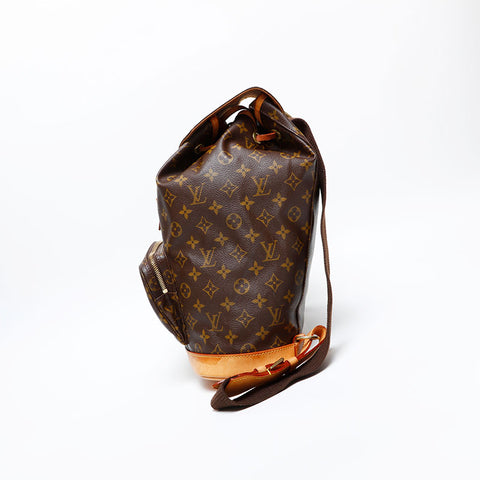 LOUIS VUITTON 1997 Monogram MontsourisGM Backpack Â· Daypack Brown WS20389