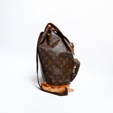 LOUIS VUITTON 1997 Monogram MontsourisGM Backpack Â· Daypack Brown WS20389