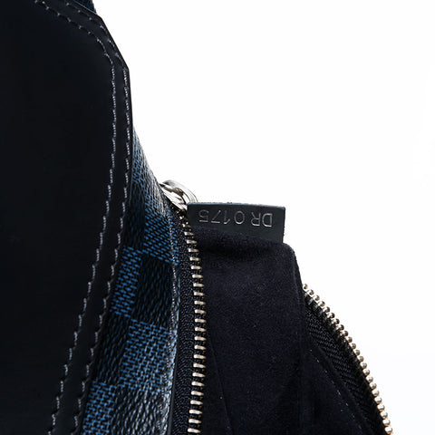 LOUIS VUITTON 2015 Damier Cobalt Messenger Greenwich Shoulder Bag Navy WS20390