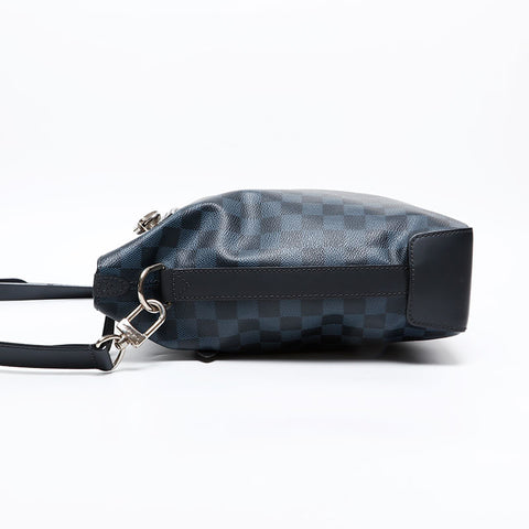LOUIS VUITTON 2015 Damier Cobalt Messenger Greenwich Shoulder Bag Navy WS20390