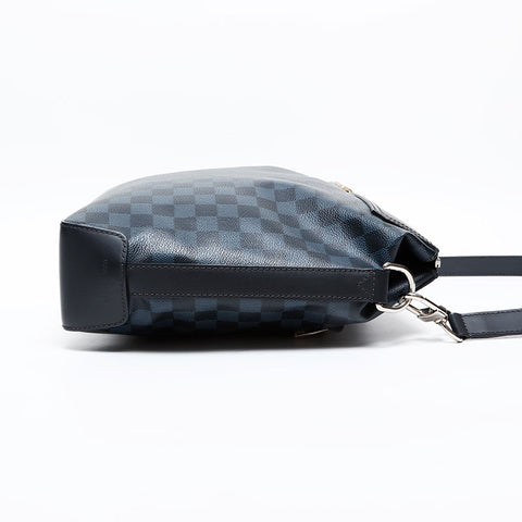 LOUIS VUITTON 2015 Damier Cobalt Messenger Greenwich Shoulder Bag Navy WS20390