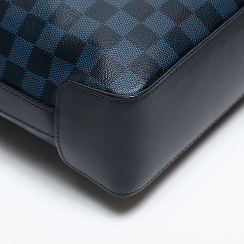 LOUIS VUITTON 2015 Damier Cobalt Messenger Greenwich Shoulder Bag Navy WS20390