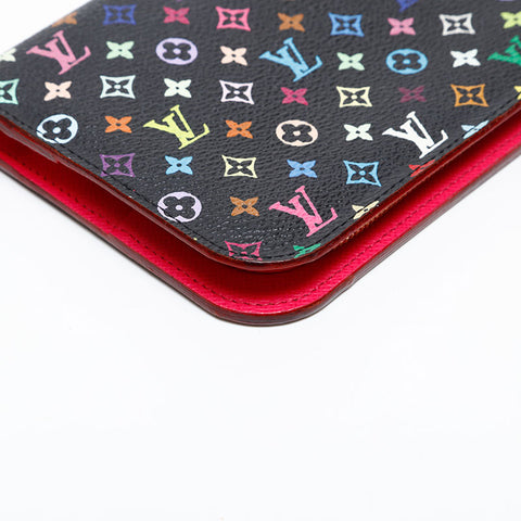 LOUIS VUITTON 2011 Monogram Multicolor Portefeuille Ansolite Purse Black multicolor WS20392