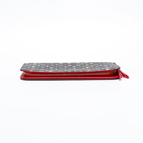 LOUIS VUITTON 2011 Monogram Multicolor Portefeuille Ansolite Purse Black multicolor WS20392