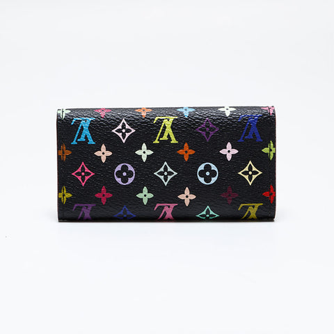 LOUIS VUITTON 2011 Monogram Multicolor Multicles4 Key holder  Black multicolor WS20393