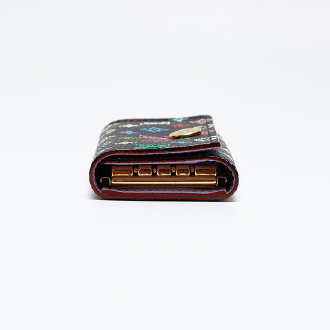 LOUIS VUITTON 2011 Monogram Multicolor Multicles4 Key holder  Black multicolor WS20393