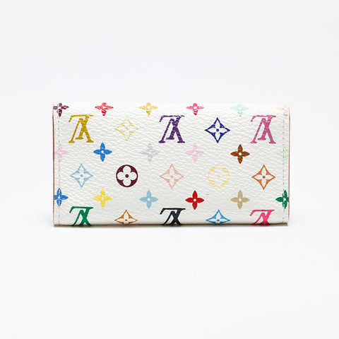 LOUIS VUITTON 2011 Monogram Multicolor Multicles4 Key holder  White multicolor WS20394