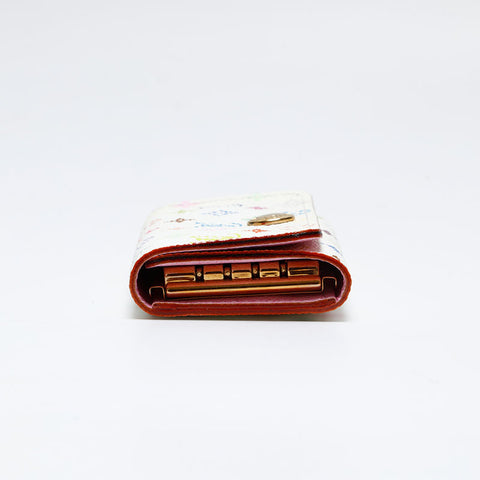 LOUIS VUITTON 2011 Monogram Multicolor Multicles4 Key holder  White multicolor WS20394