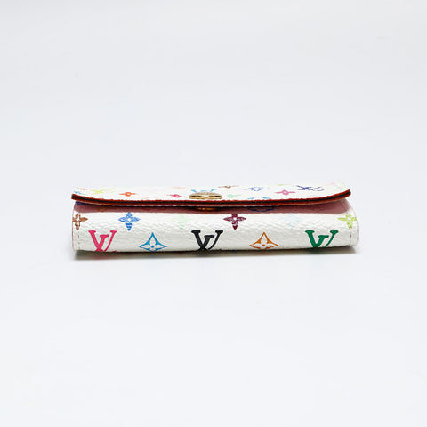 LOUIS VUITTON 2011 Monogram Multicolor Multicles4 Key holder  White multicolor WS20394