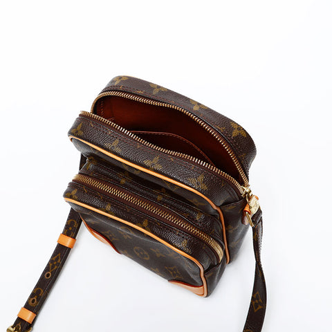 LOUIS VUITTON 2002 Monogram Amazon Shoulder Bag Brown WS20397