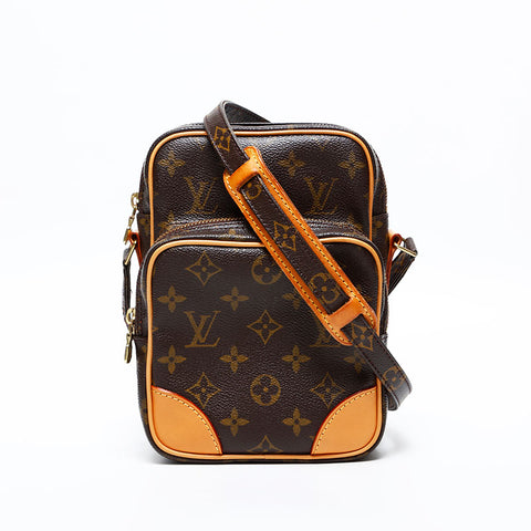 LOUIS VUITTON 2002 Monogram Amazon Shoulder Bag Brown WS20397