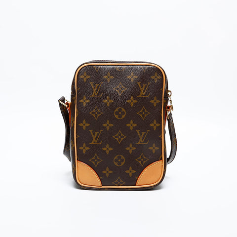 LOUIS VUITTON 2002 Monogram Amazon Shoulder Bag Brown WS20397