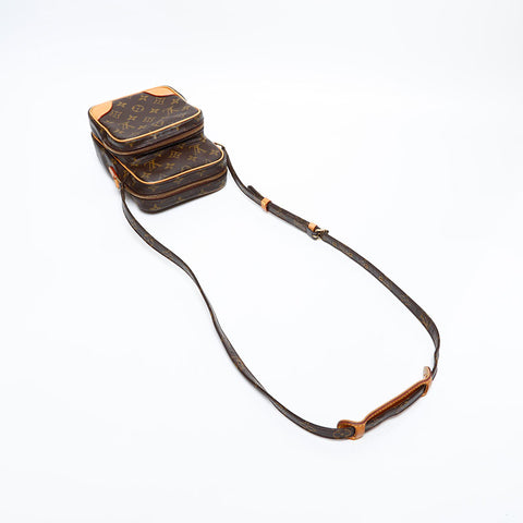 LOUIS VUITTON 2002 Monogram Amazon Shoulder Bag Brown WS20397